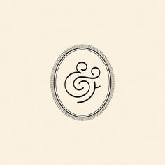 the logo for an artisan shop, called e & f with a circular frame