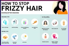 If dealing with frizzy hair has you feeling frustrated, don't despair! Learning how to stop frizzy hair after washing or when it’s humid is easier than you think. How To Deal With Frizzy Hair, How To Prevent Frizzy Hair, How To Stop Frizzy Hair, Stop Frizzy Hair, Japanese Hair Straightening, Frizzy Hair Tips, Rainy Day Hairstyles, Hair Detox, Healthy Hair Routine