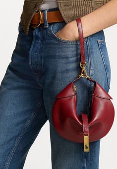 Polo Id Bag, Ralph Lauren Shoulder Bag, Ralph Lauren Bag, Pants Boots, Drip Drip, Dumpling Bag, Ralph Lauren Bags, Polo Ralph Lauren Women, Chaps Ralph Lauren