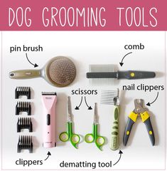 there are many different types of grooming tools