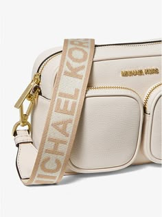 Michael Kors Jet Set Crossbody Bag, Michael Kors Leather Shoulder Bag With Mobile Phone Holder, Michael Kors Leather Shoulder Bag With Phone Holder, Mk Bags Michael Kors, Purse Charms Diy, Crossbody Bag Outfit, Mom Things, Trendy Purses, My Style Bags