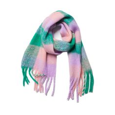 PRICES MAY VARY. MATERIAL - 100% high quality acrylic with cashmere feeling, extremely cozy, skin-friendly and lightweight, keep you warm in cold weather; No pilling; No scratchy to skin SIZE - 84.6"x13.8" with tassels,The winter scarfs is soft, medium weight, wrap the oversized scarf freely around any outfit and it will keep you warm all day long DESIGN FEATURE - Fashion plaid pattern, vibrant colors to choose, bring you a colorful winter; Plaid scarves are never out of style, match all the out Polyester Scarf, Checked Scarf, Oversized Scarf, Womens Cashmere, Scarf Gift, Scarf Pattern, Green Orange, Scarf Styles, Scarf Shawl