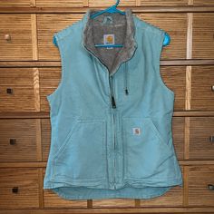 Gorgeous Sea Glass Green Carhartt Mock Neck Vest Is Ready For Any Adventurework, Play Or Casual! Scrumptious Sherpa Lining With Washed Duck Exterior Is A Perfect Mix Of Pretty And Soft, Yet Tough. Made For Layering And Loving! Euc. Steam Sanitized For Your Peace Of Mind. Carhart Vest Women, Carhart Vest Womens, Carhartt Womens Vest, Cathartic Women’s Vest, Carhartt Women’s Vest, Carhartt Vest, Carhartt Jackets, Carhartt Women, Mock Neck