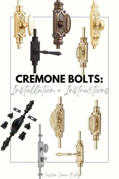 how to use cremone bolts Faux Leaded Glass Window, Cremone Bolt, Vintage Copper Pots, Leaded Glass Windows, Transom Windows, Kitchen Hardware, Vintage Living Room, Faux Stained Glass, Vintage Door