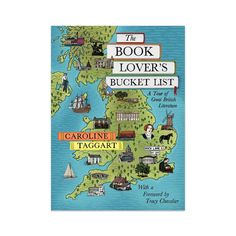 the book lover's bucketet list by caroline taggart, illustrated by tony campbell