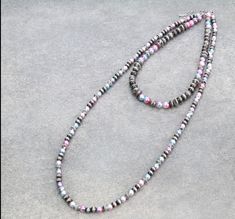 2 Layered Cosmic Unicorn Bead and Pearl Necklace * Burnished Silver and Pink Color * 16″, 30″ + 3″ EXT * Nickel, Lead & Chrome free * It is not sterling silver * All photos are stock photos Pearl Layered Necklace, Navajo Style, Pearls Necklace, Southwestern Jewelry, Necklace Beaded, Layered Necklace, Fashion Jewelry Necklaces, How To Make Beads, Chain Styles