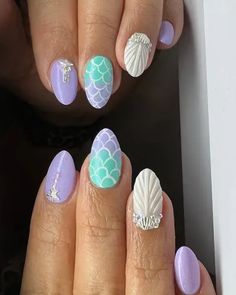 Resort Nails 2024, Beach Vacation Nails 2024, Fall Beach Nails 2024, 2024 Beach Nails, Nail Art For Summer 2024, Sea Nail Art, Beach Themed Nails, Sea Nails, Beach Nail Designs