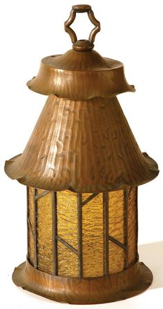 an old fashioned lantern is shown against a white background