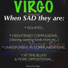 a poster with the words virgo written in green and black on it's side