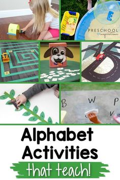 alphabet activities for kids that teach letter recognition