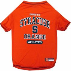 Pets First Co Syracuse Orange Pet Tee Shirt College Attire, Dog Jersey, Orange Tees, Dog Boutique, Pet Shirts, Dogs Tee, Pet Fashion, Orange T Shirts, Home Team