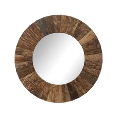 Reclaimed Wood Mirror (5642581246109) Round Wooden Mirror, Round Wood Mirror, Reclaimed Wood Mirror, Rustic Wall Mirrors, Wooden Mirror, Round Wall Mirror, Wood Mirror, Framed Mirror Wall, Burke Decor