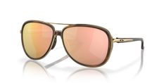 Oakley Split Time Prizm Rose Gold Polarized Lenses, Brown Tortoise Frame Sunglasses | Oakley® Oakley Sunglasses Women, Rectangle Face, Michael Kors Fashion, Smart Glasses, Temple Design, Shades Sunglasses, Square Faces, Sunglasses & Glasses, Sunglasses For Women