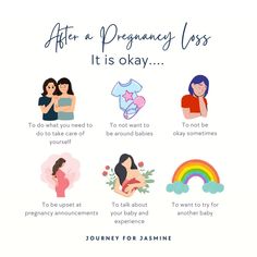 Losing a baby is hard. It doesn't matter how many weeks you are when you had your loss. It is all hard. After a loss, it's okay to let yourself be sad or angry. It's okay to not want to be around babies or hear pregnancy annoucements. It's okay to do the things you need to do to take care of yourself. This can mean distancing yourself from unsupportive family and friends. Put yourself first and don't feel guilty for doing the things you need to do in order to get through your grief. It'... Misscarriage Quotes, Ectopic Pregnancy Loss, Unsupportive Family, Baby Loss Awareness Week, Rainbow Baby Quotes, Kwek Kwek, Pregnancy Annoucements, Pregnancy Loss Awareness