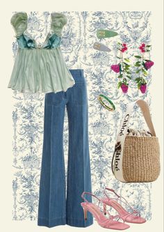 Fancy Nancy Aesthetic, Charleston Outfits, Preppy Boho, Fancy Nancy, Outfit Layout, Inspired Outfits, Marie Antoinette, Spring Summer Outfits