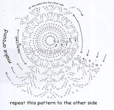 an image of a diagram with arrows pointing in different directions and the words repeat this pattern to the other side