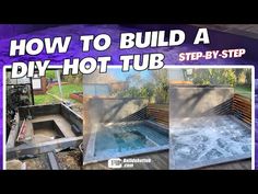 how to build a diy hot tub step by step