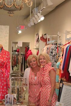 Pam and Ginger at the Trunk Show #ElizabethMcKay The Trunk, Trunk, Lily Pulitzer Dress