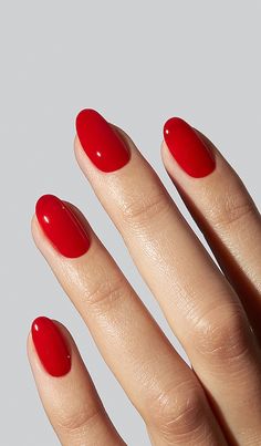 Find Gelcare Patent Leather Red Gel Nail Polish In Red on Editorialist. Gelcare Patent Leather Red Gel Nail Polish in Red. Gelcare Patent Leather Red Gel Nail Polish in Red. A gel polish like no other, developed by top-notch artists specifically for easy at-home use. Gelcare's signature high-glossy red. A classic, bright red with a jelly texture and vinyl finish. This color glows from within!. Ease of application: Very easy Vegan and cruelty-free. 2 coats are recommended for a natural look, 3 coats are recommended for more opacity Free of the 10 most harmful chemical ingredients commonly found in gel polish. 15 ml/ 0.5 fl oz. GELR-WU28. GCLR0018. We're Gelcare, a nail care brand, and it's time to become your own nail artist. Our mission is to elevate the at-home experiences, focusing on pr Red Squoval Acrylic Nails, Red Jelly Nails Design, Short Red Gel Nails, Spring Red Nails, Red Nail Paint, Hot Red Nails, Classic Red Nails, Red Gel Nail Polish, Bright Red Nails