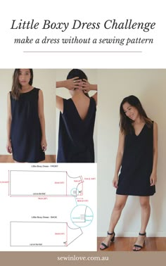 the little boxy dress challenge is here to make a dress without a sewing pattern