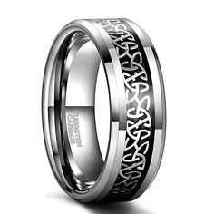 Discover the Steel Storm Ring, a fusion of industrial edge and timeless sophistication. Perfect for those who dare to stand out, this striking accessory commands attention with its unique design and unparalleled craftsmanship. Embrace the storm and elevate your style! Commitment Ring, Silver Benefits, Celtic Knot Wedding, Save Wildlife, Marriage Ring, Celtic Knot Designs