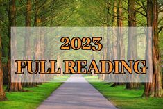 a path with trees and grass in the background that reads, 202 full reading