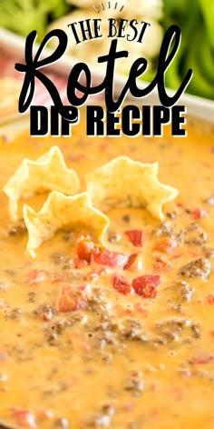 the best rote dip recipe with tortilla chips