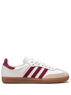 70s Sneakers Outfit, Adidas Forum High Red, Red And White Sambas, Adidas Sambarose White, Adidas Sporty And Rich, Red Sambas, Elegant Sneakers, Mode Zara