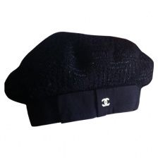 chanel hats 2013 | CHANEL Women Hats Hat Chanel, Chanel Hat, Fashion Cap, Chanel Logo, Head Accessories, Cute Hats, Chanel Black, Wool Hat, Vintage Chanel