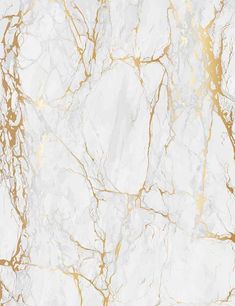 white and gold marble textured wallpaper