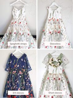 Floral Flower Girl Dress for Romantic Garden Wedding, Colourful Embroidered Dress, Boho Girl Dress, Princess Frock With Embroidery FLORA - Etsy Romantic Style Wedding, Dress Outline, Princess Frocks, Flower Girl Outfit, Romantic Wedding Style, Flora Dress, Romantic Garden Wedding, Blooming Garden, Fairy Dresses