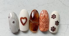 Hippie Nail Art, Boho Nails, Sculptured Nails, Cute Nail Art, Dream Nails, Funky Nails