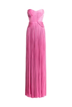 Pleated Designer Dresses, Revolve Formal Dress, Corset Dress Wedding Guest, Pink Metallic Dress, Grecian Style Dress, Sweetheart Corset, Maria Lucia Hohan, Grecian Style