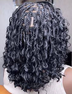 Short Bohemian Knotless Braids, Cabello Afro Natural, Bob Cut Wigs, Box Braids Hairstyles For Black Women, Heatless Hairstyles, Human Braiding Hair, Natural Hair Braids