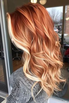 45 Red Hair With Blonde Highlights Looks for Every Season Red Hair With Blonde, Hair With Blonde Highlights, Subtle Blonde Highlights, Red Blonde Hair, Balayage Blond, Blond Balayage