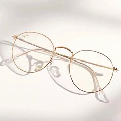 Round Metal Sunglasses, Gold Glasses, Cool Glasses, Fashion Eye Glasses