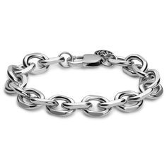 * Surgical-grade stainless steel
 * Secure lobster-claw clasp
 * Scratch & tarnish resistant Men's Bracelets, Men's Bracelet, Funky Jewelry, Chain Design, Cute Jewelry, Cable Chain, Lobster Claw, Arm Band, Chain Bracelet