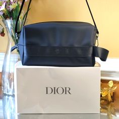 Reposhing This Item I Purchased From @Shopforall889. Loved It, But Ready To Rotate For Something New. Questions? Leave A Comment Below! Dop Kit, Dior Fragrance, Bee Logo, Men Dior, Shoulder Belt, Dior Logo, Bag Belt, Bag Fabric, Toiletry Pouch