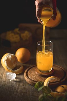 Orange juice Orange Juice Photography, Juice Photography Ideas, Orange Juice Aesthetic, Juice Business, Photo Nails, Fresh Turmeric Root, Coconut Juice, Turmeric Juice