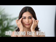 Tighten Facial Skin, Face Yoga Facial Exercises, Facial Yoga, Yoga Video, Slimmer Face, Face Exercises, Eye Anti Aging, Facial Exercises