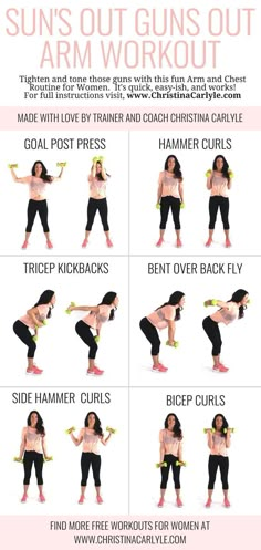 Dumbbell Arm Workout, Tricep Kickback, Arm Workout Women, Workout For Women, Diet Keto, Dumbbell Workout, Upper Body Workout, Body Workout