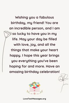 Sending Happy Birthday Wishes, Birthday Wish To A Special Friend, Best Wishes For Friend Birthday, Birthday Cards Notes, Happy Birthday To My Friends, Happy Bday Quotes For Friend, Birthday Wishes Friend Quotes, Birthday Cards For Friends Messages, Happy Birthday To A Great Friend