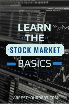 a computer screen with the words learn the stock market basics