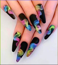 Get into the spirit of Chinese New Year with symbolic nail art designs this Year of the Rat Matte Stiletto Nails, Unghie Sfumate, Dope Nail Designs, Crazy Nails, Unique Nails, Dope Nails, Gorgeous Nails, Acrylic Nail Designs, Nail Trends