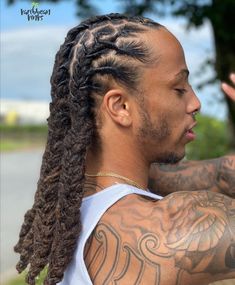 Dread Braids Men, Twist Hair Men, Mens Dreadlock Styles, Dread Hairstyles For Men, Dread Styles, Cornrow Hairstyles For Men, Long Dreads, Dreads Girl, Natural Hair Products