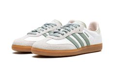 Shop SAMBA OG WMNS "Silver Green" at Stadium Goods, the world's premier marketplace for authentic sneakers and streetwear. Fast shipping, easy returns. Adidas Shoes Samba, Jordan New, Stadium Goods