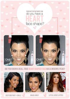 Widow's Peak Hairstyles Women, Heart Shaped Face, Heart Shaped Face Hairstyles, Shape Face, Kristin Ess, Widows Peak, Image Consulting, Widow's Peak, Hairstyles Women