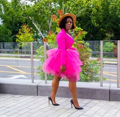 Get ready to steal all the stares with this pink suit tulle dress. Make a statement everywhere you go. Perfect for every occasion and every body type or color. It comes with a gold belt This style runs small due to the suit and tulle fabric Model is wearing L Hot Pink Tulle Dress, Hot Pink Tulle Skirt, Hot Pink Suit, Happy 26th Birthday, Barbie Bday, Tulle Skirts Outfit, Hot Pink Shirt, Pink Tulle Skirt, Pink Tulle Dress