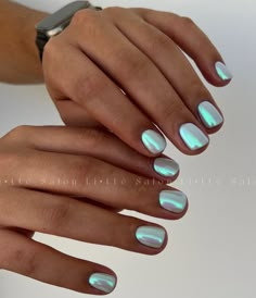 Cute Short Nail Designs, Short Nail Ideas, Gel French Manicure, Chrome Nails Designs, Cute Short Nails, Nails Colors, Short Nail, Short Nail Designs, Dipped Nails