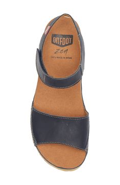 A leather-wrapped platform raises this sandal that offers total comfort with a contoured footbed that targets pressure points to relieve tension and stress. 1 1/2" heel; 1/2"platform (size 39) Adjustable hook-and-loop strap Zen footbed massages pressure points as you walk to relieve stress in the muscles and increase circulation Leather upper/synthetic lining and sole Made in Spain Women's Shoes Massage Pressure Points, Comfortable Walking Sandals, Increase Circulation, Walking Sandals, Pressure Points, Sandal Women, Platform Sandals, Muscles, Women's Shoes